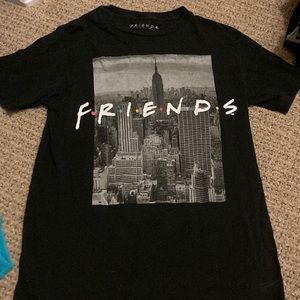 FRIENDS black graphic tee shirt